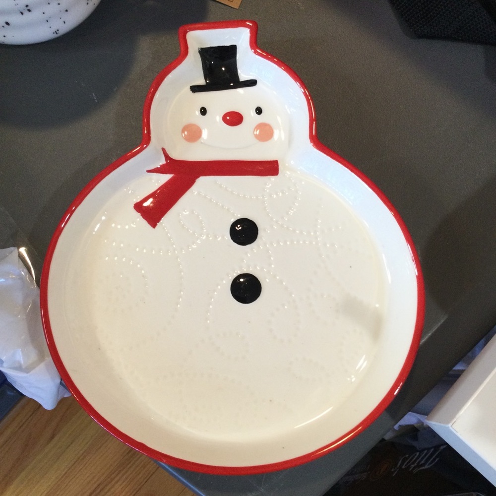 Snowman Plate